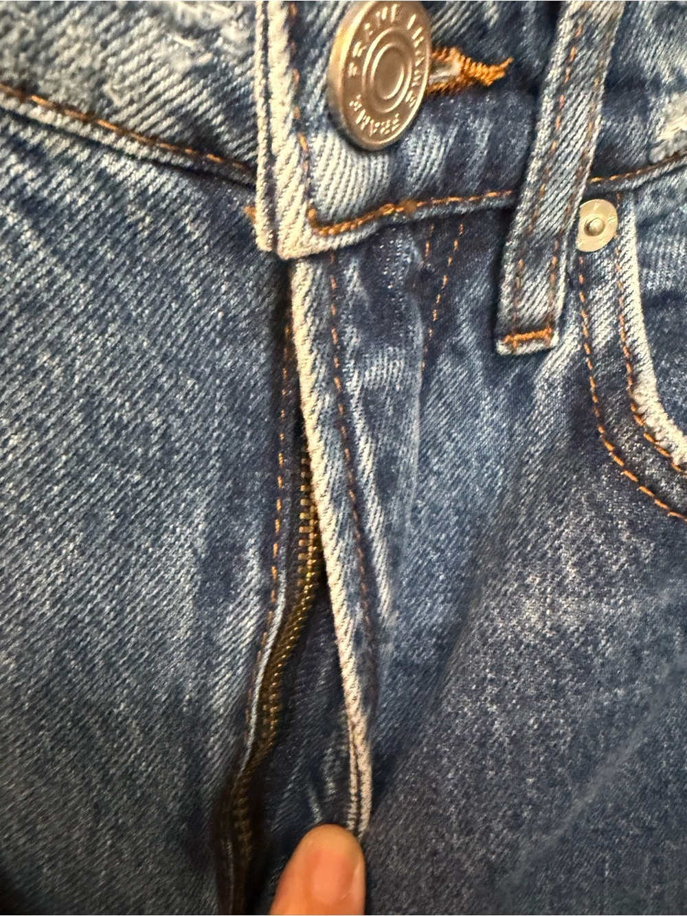 Frame Le High “N” Tight Taper Relaxed Thigh High Waisted Medium Wash Jeans Sz 26 - Picture 6 of 13